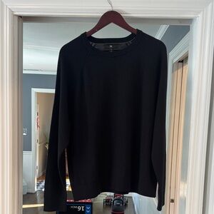 Men’s Banana Republic Black Merino Crewneck Sweater XL